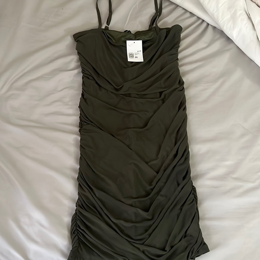 NWT Ruched Forever 21 Dress